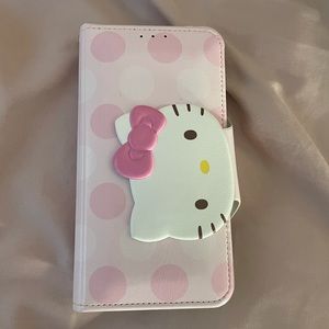 Sanrio Hello Kitty Aesthetic Pink Phone Case and Wallet